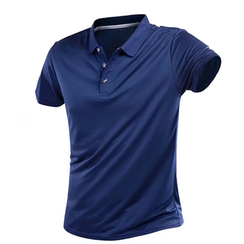 New Men's Polo Shirts Summer Quick Dry Short Sleeve Jerseys Polo Short Shirts Male Cotton Polyester Camisa Masculina Blusas Tops