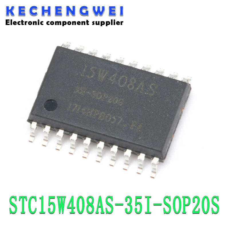 Baru STC15W408AS-35I-SOP20 STC15W408AS-35I STC15W408AS SOP-20 Di Saham