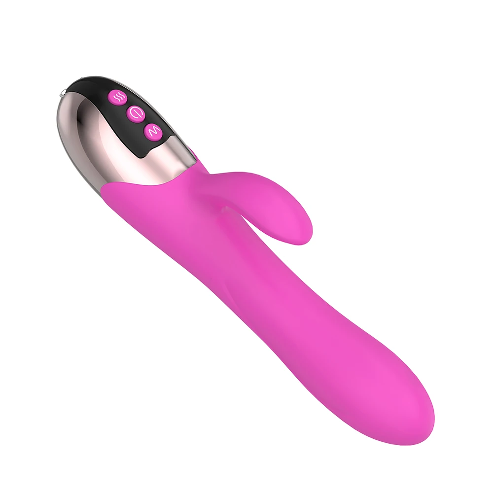 

Rabbit vibrator silicone waterproof usb charge dildo realistic G Spot clitoris stimulator vibrator sex toys for woman