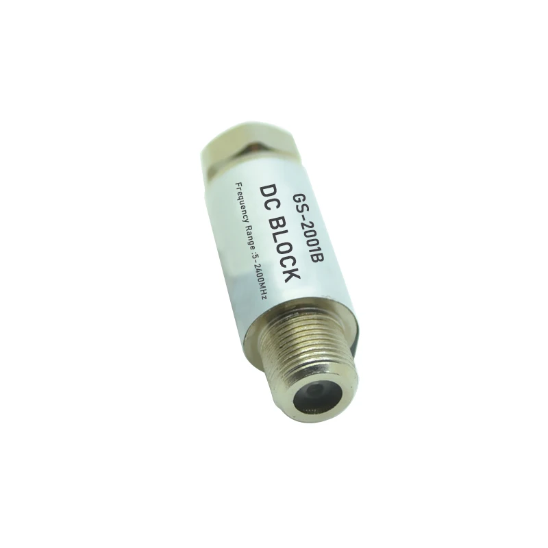 Satellite dc block sma Attenuator 50V 75ohm DC blocker Connector SMA DC Block in-Line Connector F Type female DC-Block 5-2400MHz