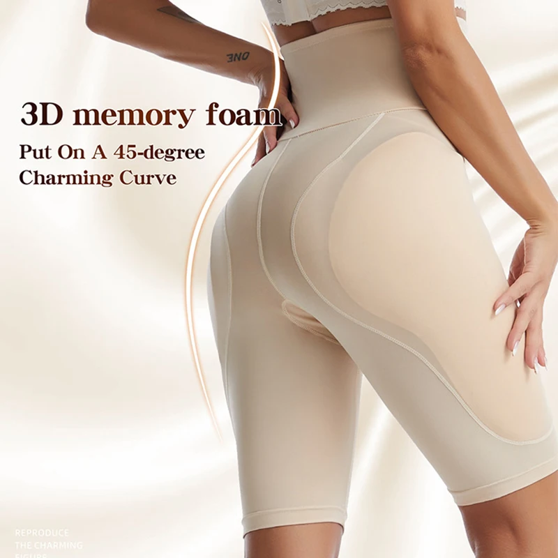 New Padded Tummy Control Panties Women Sexy Body Shaper Booty Enhancer Plump Buttocks Padds Big Fake Ass Waist Trainer Butt Lift