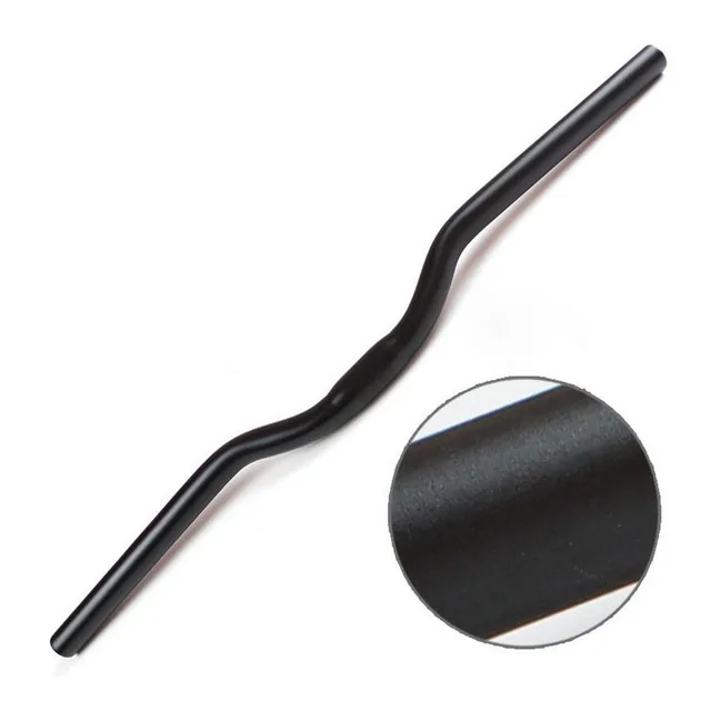 Folany Guidon Vélo Alliage Aluminium Noir - Guidon Haut Dureté Vintage Pour VTT Ville Rétro