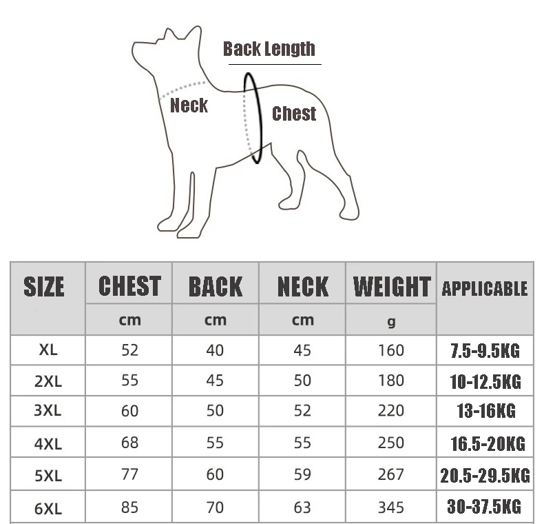 Chaleco de invierno para mascotas, chaqueta impermeable para cachorros, abrigo cálido para perros medianos y grandes, ropa reflectante, atuendo para mascotas, XL-6XL