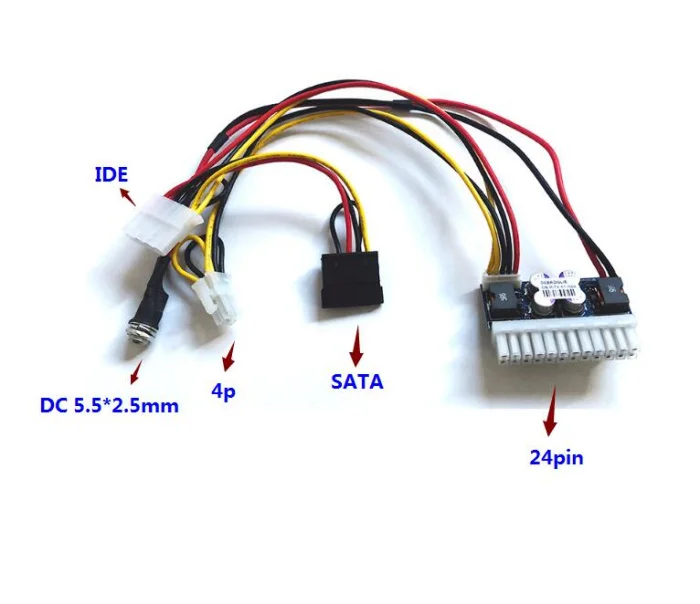 DC 12V 250W 24Pin Pico ATX Switch pcio PSU Car Auto Mini ITX High Power Supply Module ITX Z1