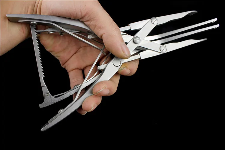 Orthopedic instruments medical spine Titanium rod Distractor forceps parallel Compression clamp Vertebral body Retractor Pliers