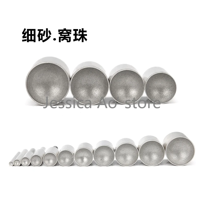 3-20mm 80/600 grana Fine/grossa cilindro di sabbia perline tonde strumenti di lucidatura diamante concavo testa di macinazione giada ambra arrotondamento