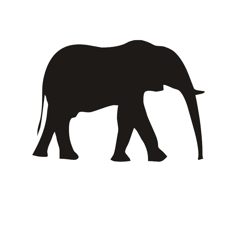 Elephant Vinyl Decal Sticker  - Love Car Truck Window Laptop  Decor  Sticker -Multiple Colors & Sizes