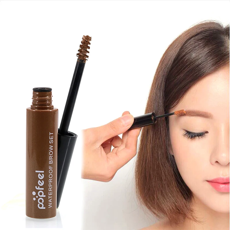 Waterproof Eyelashes Eyebrow Dye Pale Gel Long Lasting Professional Eyebrow Mascara Eyebrow Shadow Makeup Waterproof Gel  TSLM1