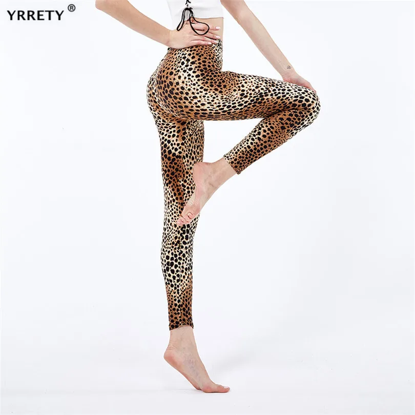 

YRRETY Legging Push Up Fashion Women Leggings High Waist Elasticity Leggings Leopard Printing Leggins Woman Pants Legging New