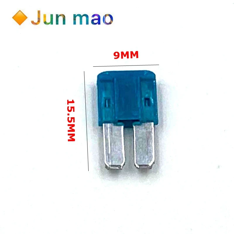 10PCS 5A 7.5A 10A 20A 25A 30A AMP Micro 2 Long Leg Fuse 9mmx15.5mm Mini M2 Long Foot Automobile Fuse Insert