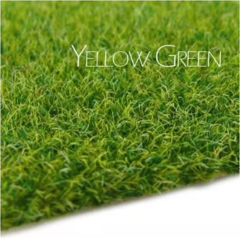 DIY Turf Lawn Model Grass Mats Artificial Lawn Turf Landscape 25x25 micro scenery for Diorama Scenery Building Layout Material