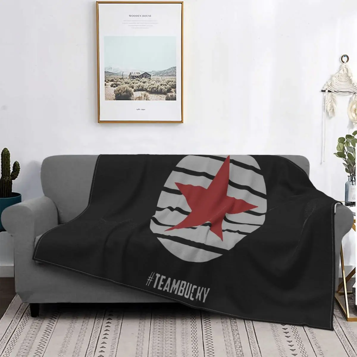 Bucky Barnes Black T Stylish Designs Brand Casual Fitness Slim Fit Unisex Decorative Bed Blanket Muslin Blanket Thermal Blanket