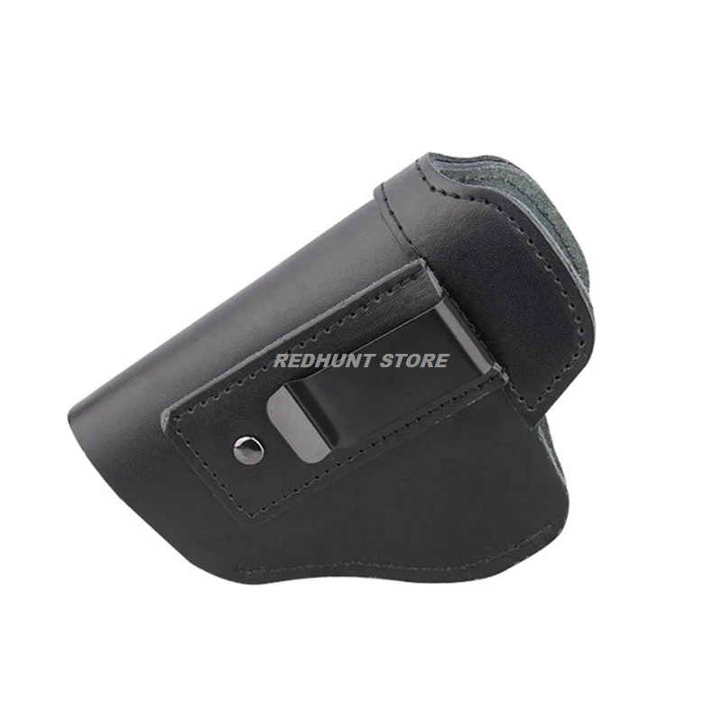 Linkes Taktisches Lederholster für Verdecktes Tragen Airsoft IWB Pistolenholster für Glck17 19 43/ Sig P365/ PX4 M9 9mm für die Jagd – Detail 11