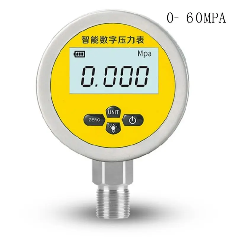 2024 New Digital Hydraulic Pressure Gauge 0-60MPa 5 Units 3.15\