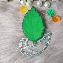 New Big Leaf green metal cutting die mould scrapbook decoration embossed photo album decoration card making DIY handicrafts