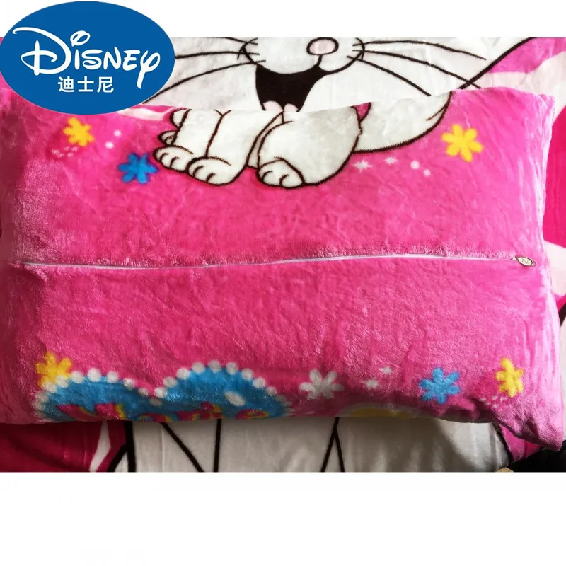 Disney Flanella Congelato elsa anna Bambini Federe 1pcs Del Fumetto Marie Copertura del Cuscino Decorativo PillowsCase Fodere Per Cuscini Regali