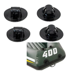 black grommet to fix hook electric motor racket mount on pvc boat inflatable fishing boat part accessory button by glue DIY