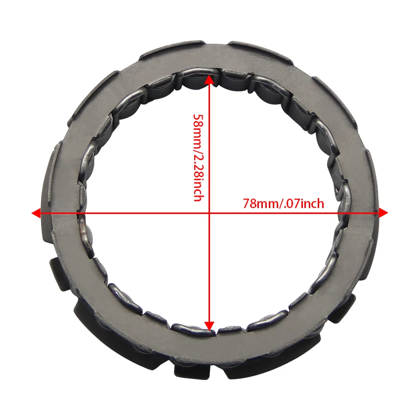 Motorcycle Starter Clutch Assembly For Yamaha XT500E XT600E XT600 XT600A XT600EH XT600EN XT600EA XT600ED XT600EDC 3TB-15590-01