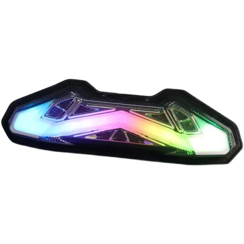 

Electric Scooter Rear Tail Lamp Colorful Running Water Color Adjustable for Niu U1c/u+b/uqi+/mqis