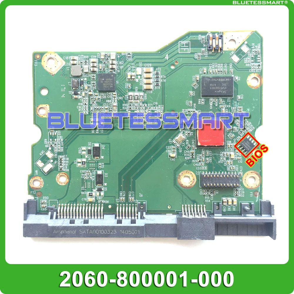 

HDD PCB Logic Printed Circuit Board 2060-800001-000 for WD 3.5 SATA Hard Drive Repair Data Recovery