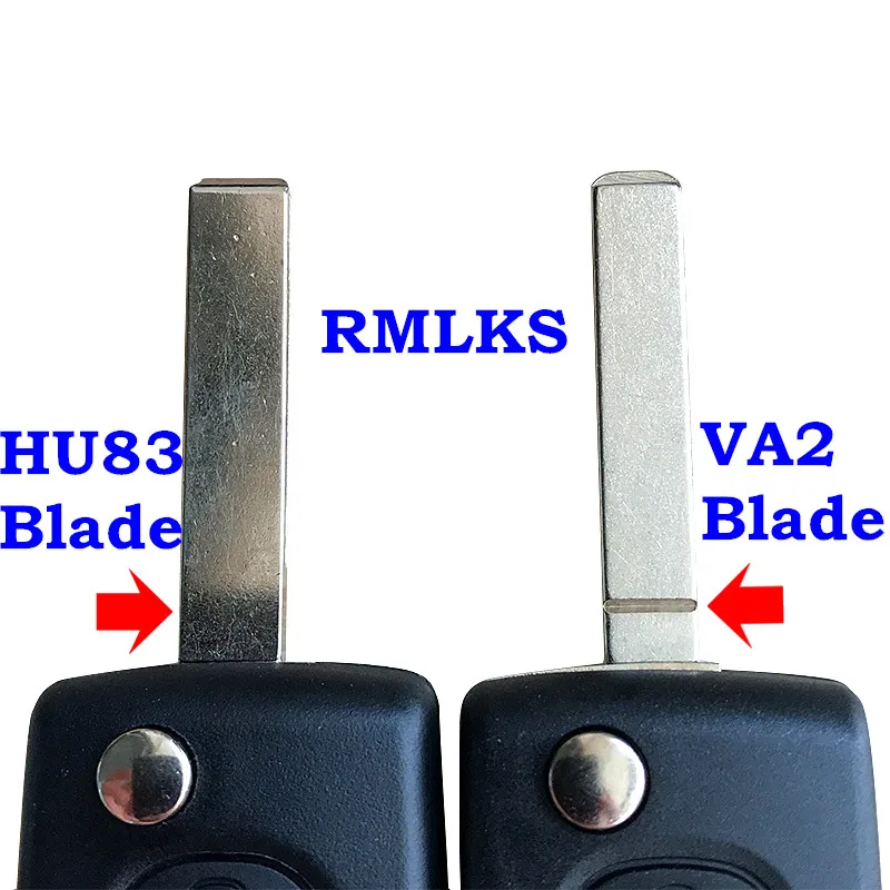 CE0536 3 Buttons Remote Key Fob for Peugeot Partner 807 307 207 407 308 CC Expert SW CE0523 ASK Signal ID46 PCF7941 Chip Car Key