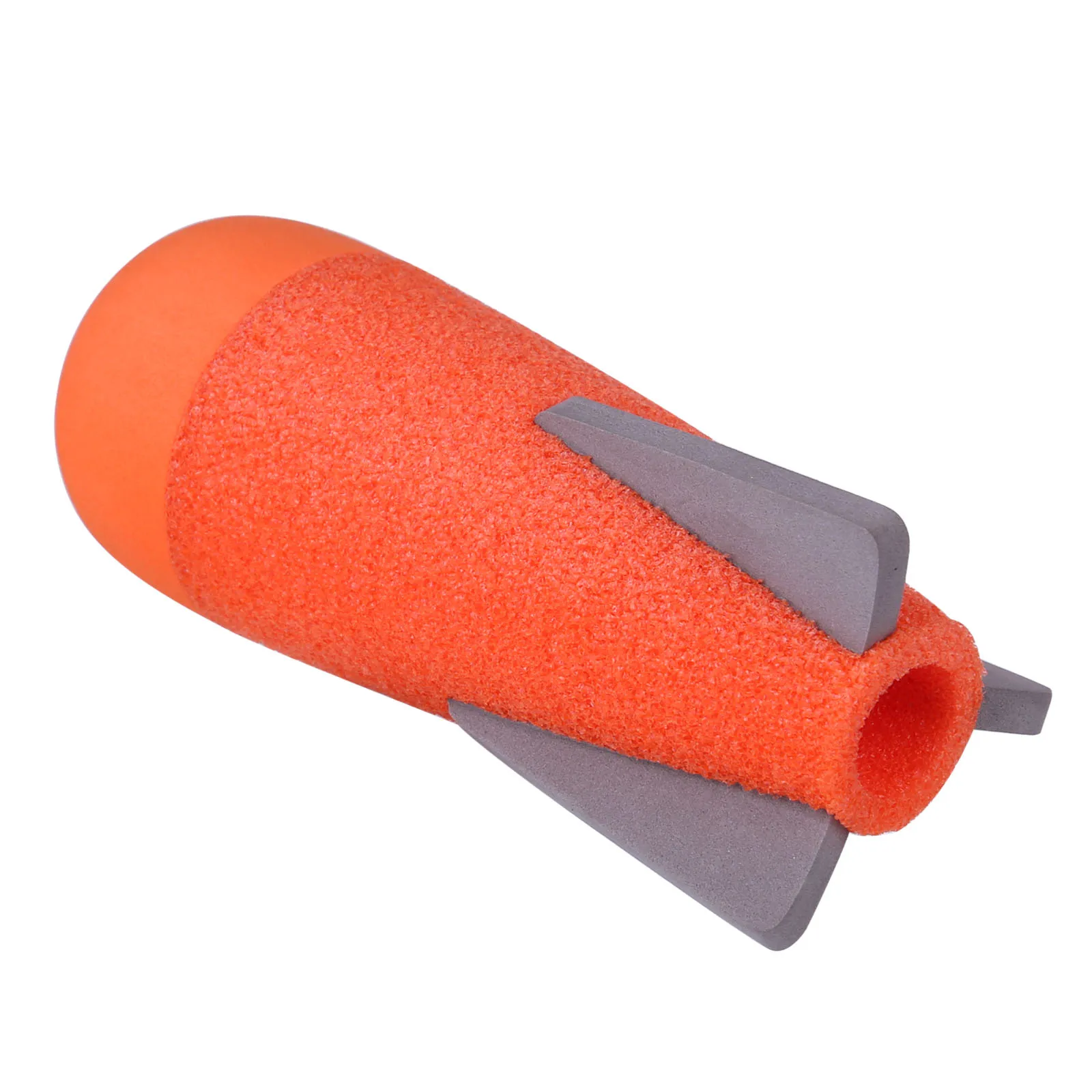 3 sztuk/6 sztuk EVA Hollow Foam Dart pocisk dla Nerf granat Blaster Drop Shipping-pomarańczowy głowy + szara gąbka