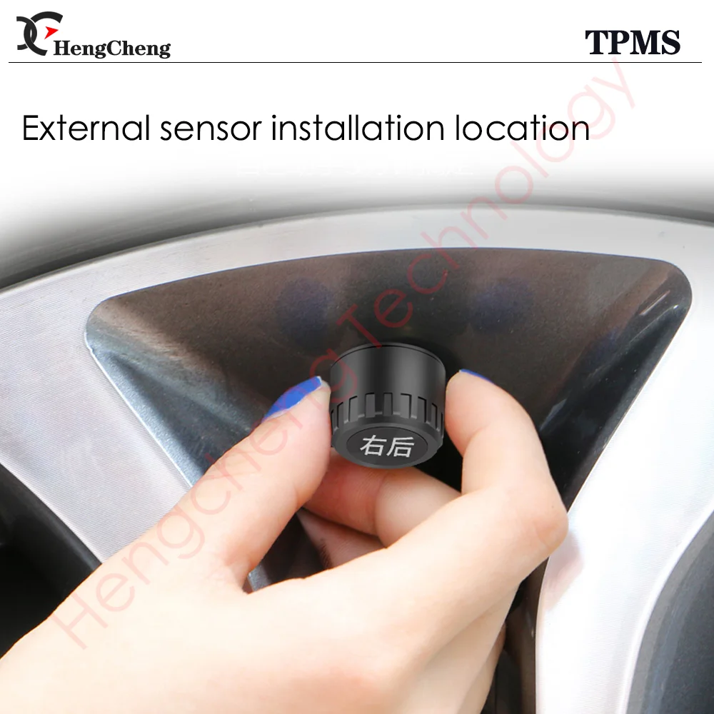 Android USB TPMS for Car Radio DVD Player Tire Pressure Monitoring System Spare Tyre Internal External Sensor USB TMPS