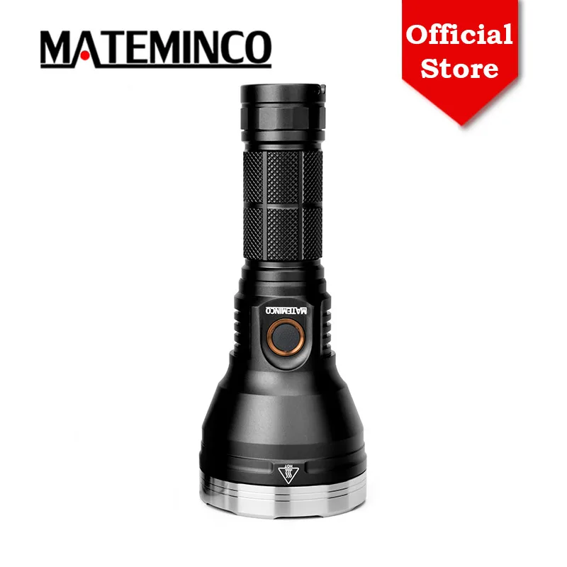 Imagem -02 - Mateminco-long Range Throw Lanterna Led Usb tipo c Lanterna Recarregável para Caça Pesca Pd90s Sfh55 9300lm 924m