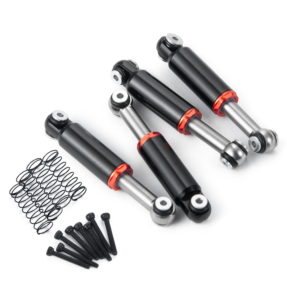 AXSPEED 4Pcs Aluminum Alloy Shock Absorber for Axial SCX24 90081 AXI00001 AXI00002 AXI00005 AXI00006 1/24 RC Crawler Car Parts