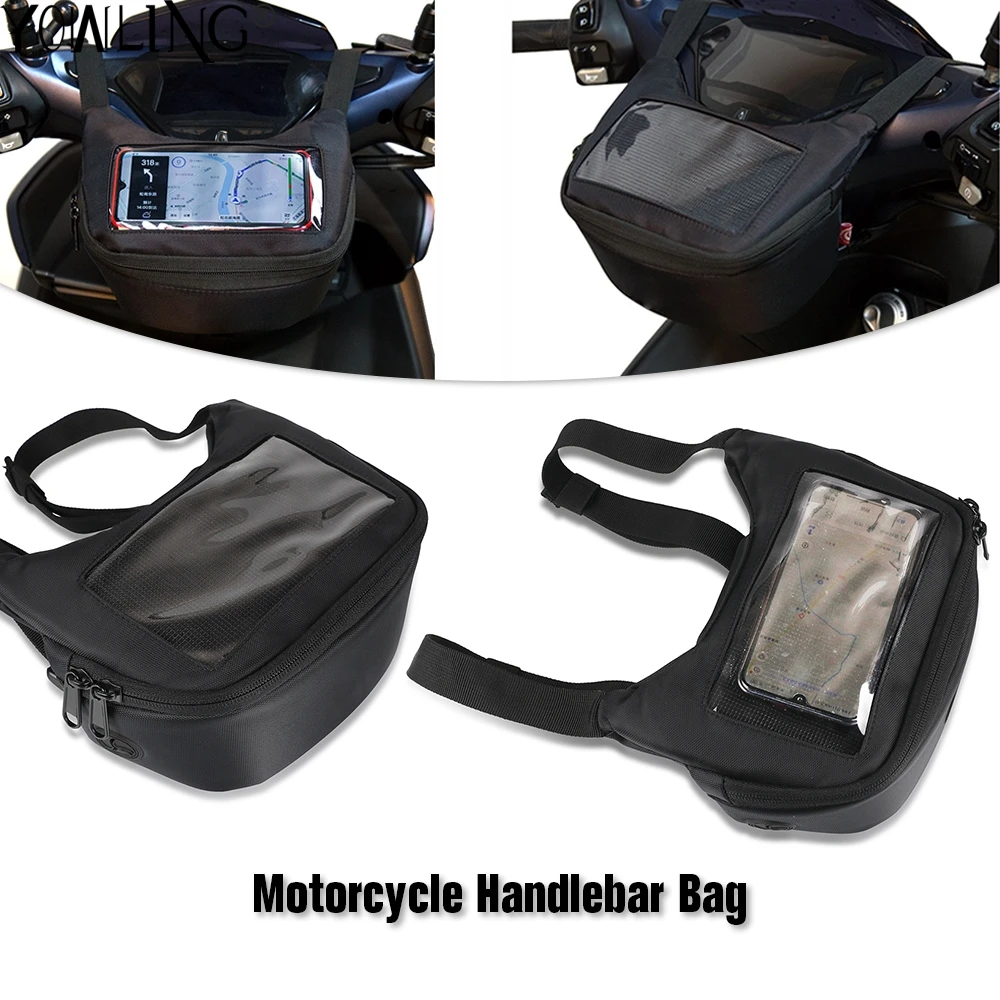 For Fly 150 50 4V L T250 Lemp3 L T400 Lemp3 400 Liberty 150 Scooter Saddle Bags Motorbike Waterproof Tool Handlebar Bag