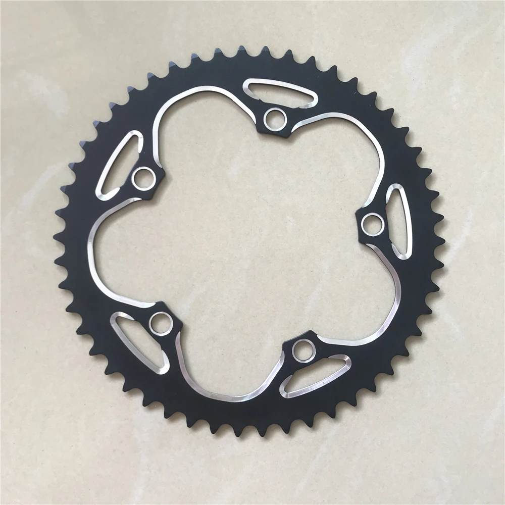 Folding Bike Chainring 130 BCD 38T 39T 40T 42T 44T 46T 48T 50T 52T 53T 56T Road Bicycle Part Chainwheel 3/32\