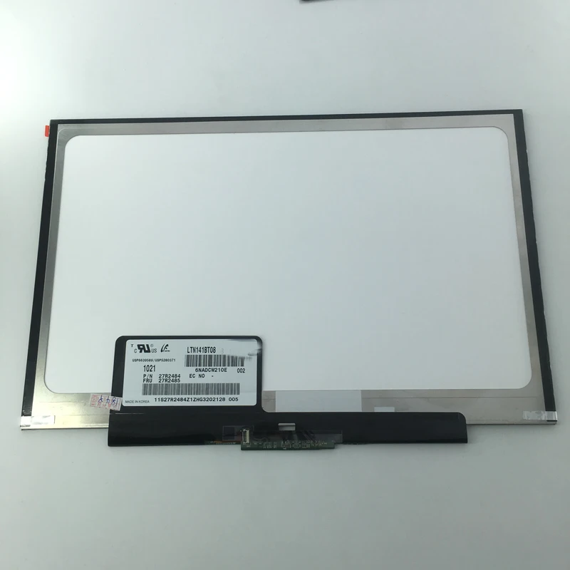 matriz de tela led para laptop 141 ltn141bt08 ltn141deq8b00 wxga lenovo thinkpad t400s t410s t410si 01