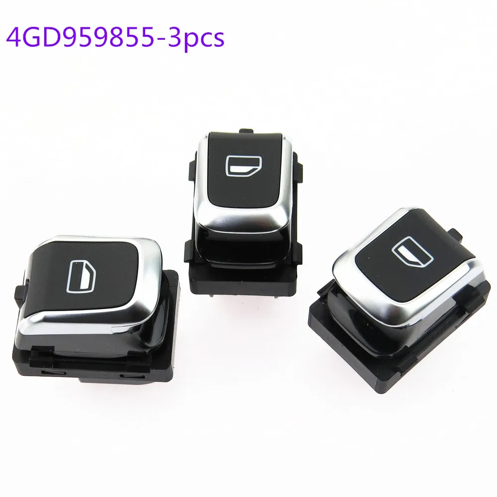 

SCJYRXS Window Glass Control Button Passenger Back Door Electric Lift Switch 4GD959855 For A6 A7 A8 Q3 4GD 959 855 8KD959855A