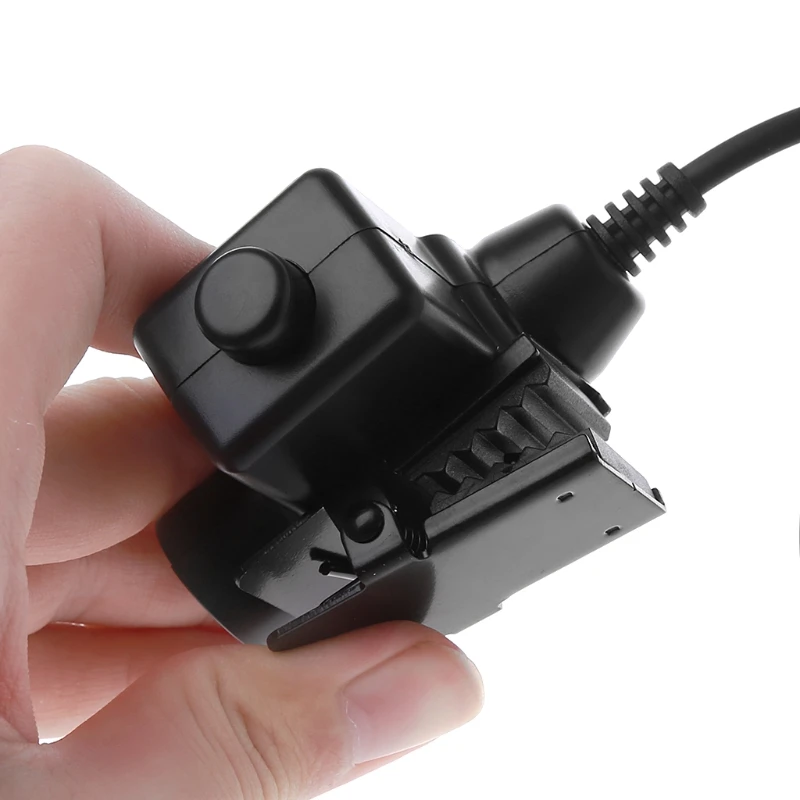 For Z-Tactical Bowman Elite U94 PTT Headset Cable Plug Adapter for  PD702 PD700 PD700G PD780 PD780G PD982 PT580H Walkie Talkie