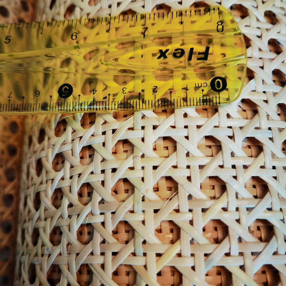 Natural Real Indonesia Rattan Sheet Cane Webbing Roll Chair Table Furniture Repair Materials Deco