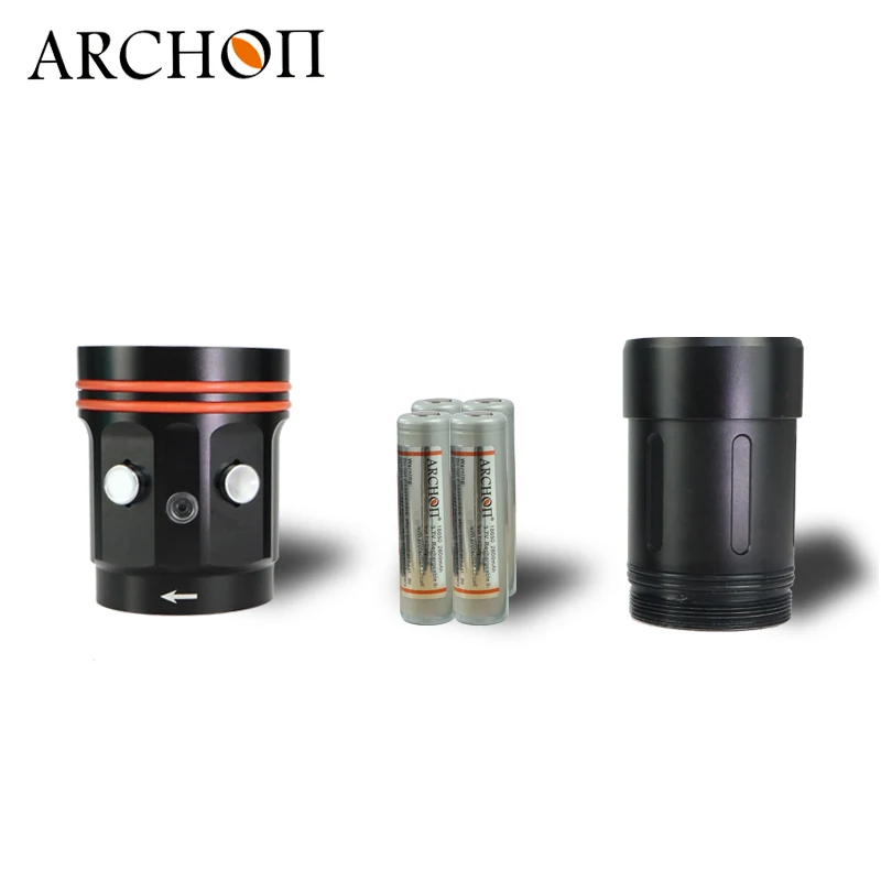 ARCHON D36V II W43VP II( W42VR D36VR D37VP W43VP Upgraded version) 6000lm Underwater Video Light Diving Flashlight Torch