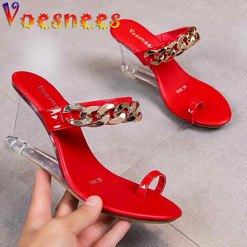 Fur Wear Outside Summer Slippers Candy Color Sandals Ankle Strap 8CM Walk Show Super High Heels Peep Toe Wedding Women Shoes