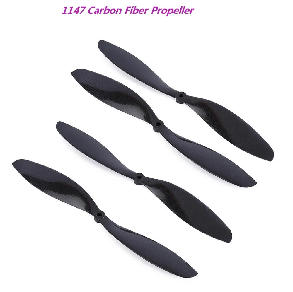 4pcs/lot Carbon Fiber Propeller CF Props Blade For RC Quadcopter Hexacopter Multi Rotor UFO(8045 1038 1045 1047 1147 for choose)