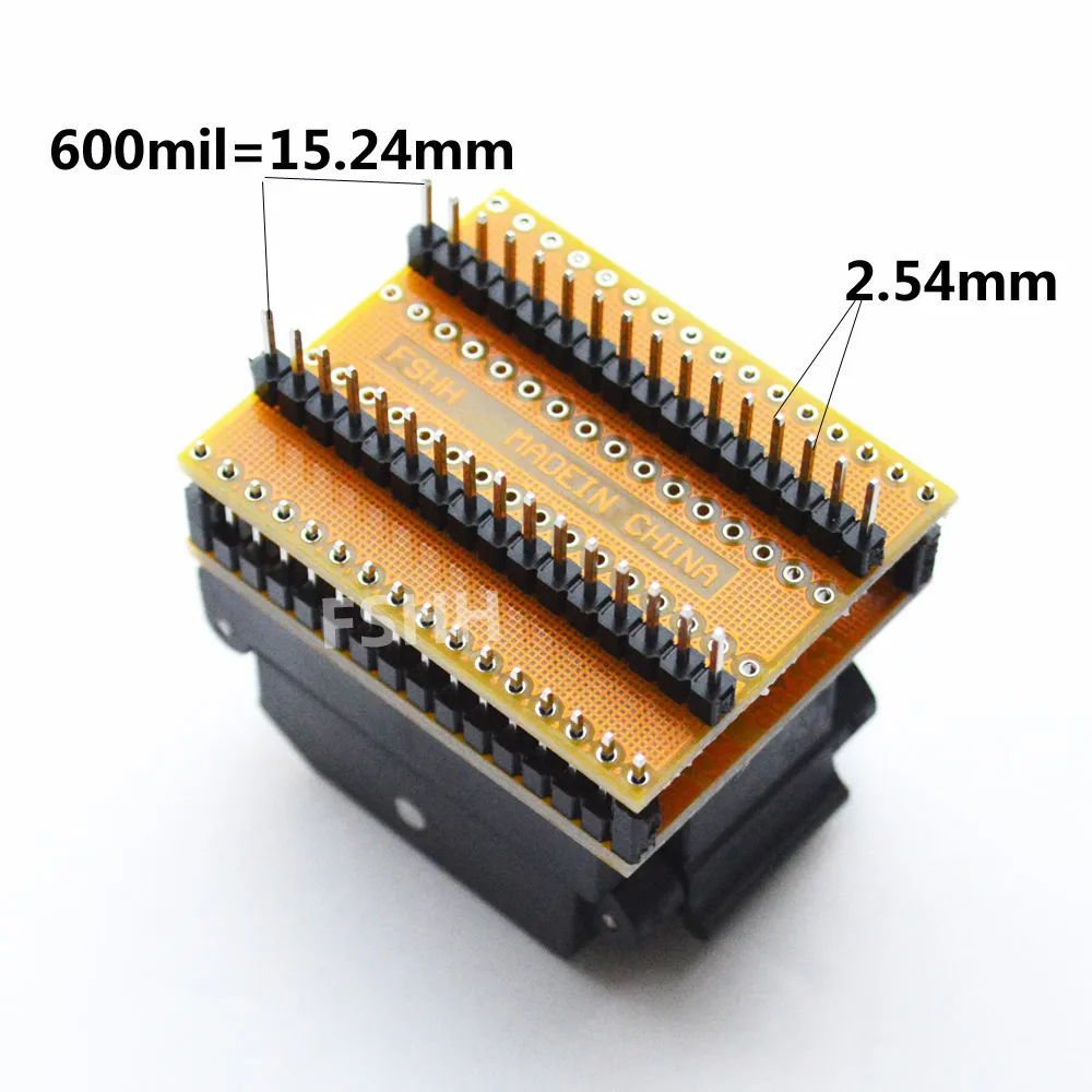 TQFP32 to DIP32 Programmer Adapter QFP32 Adapter LQFP32 test socket 1 to 1 alignment design universal adapter