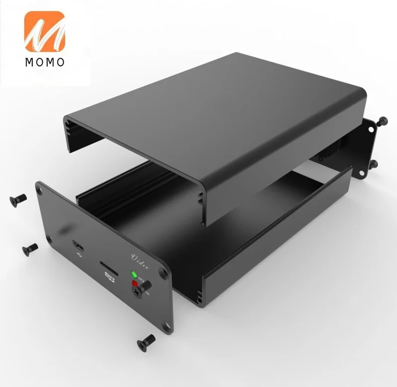 Aluminum powder coating Desktop Electrical &Electronic Waterproof  Equipment sheet metal Enclosures