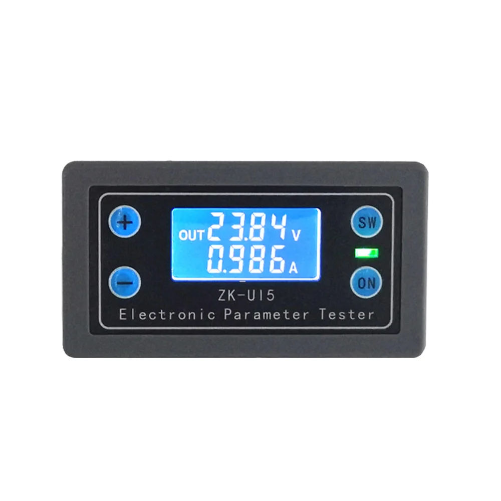 Multifunction Voltmeter Ammeter Digital LCD Display Volt Current Voltage Meter Tester Sound Light Alarm Voltage Indicator DC 5V