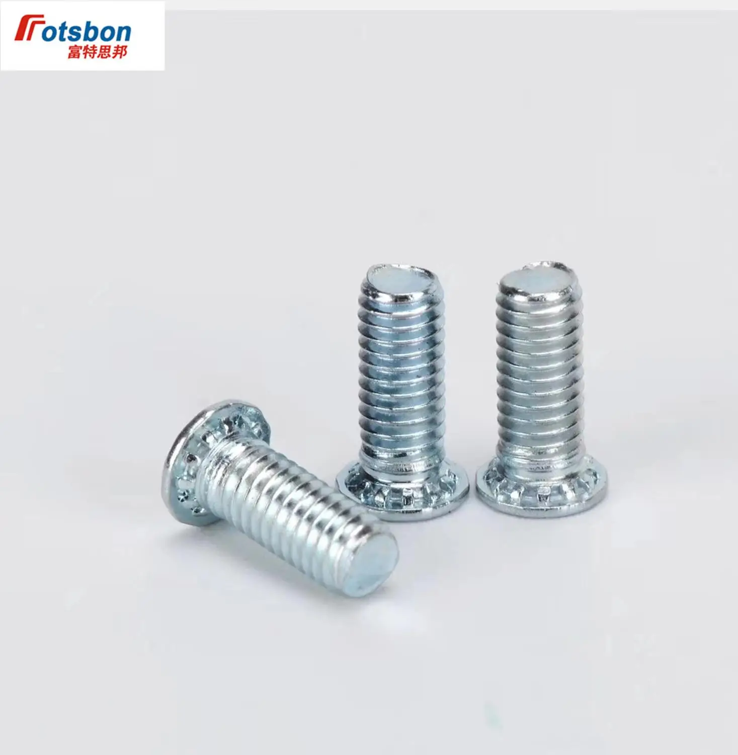 FH-032-16 Round Head Studs Self-clinching Blind Rivet Protruding Stud Clinch Pin Screw Platen Screws Sheet Metal PCB