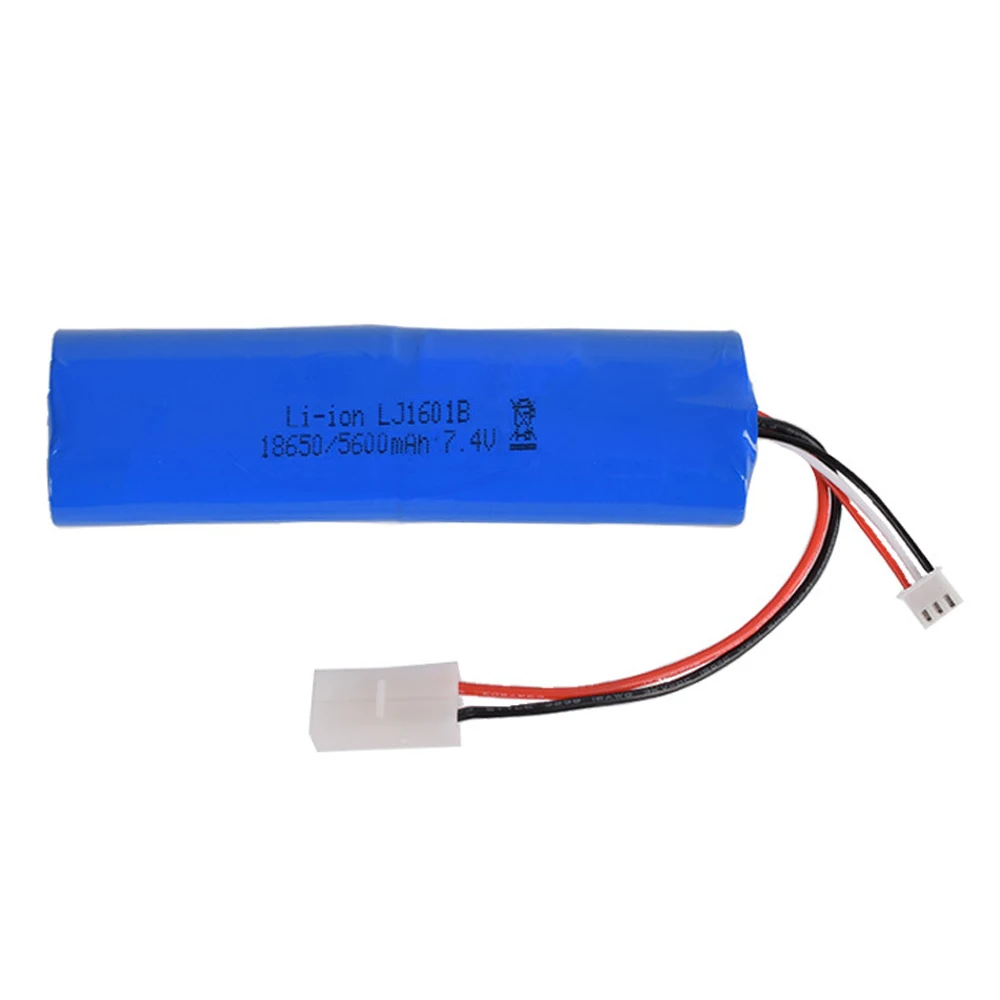 7.4V 5600mah 2S Li-ion Battery with charger set for heng long 3818 3889 3809 RC Tank toys spare parts 7.4V high capacity battery