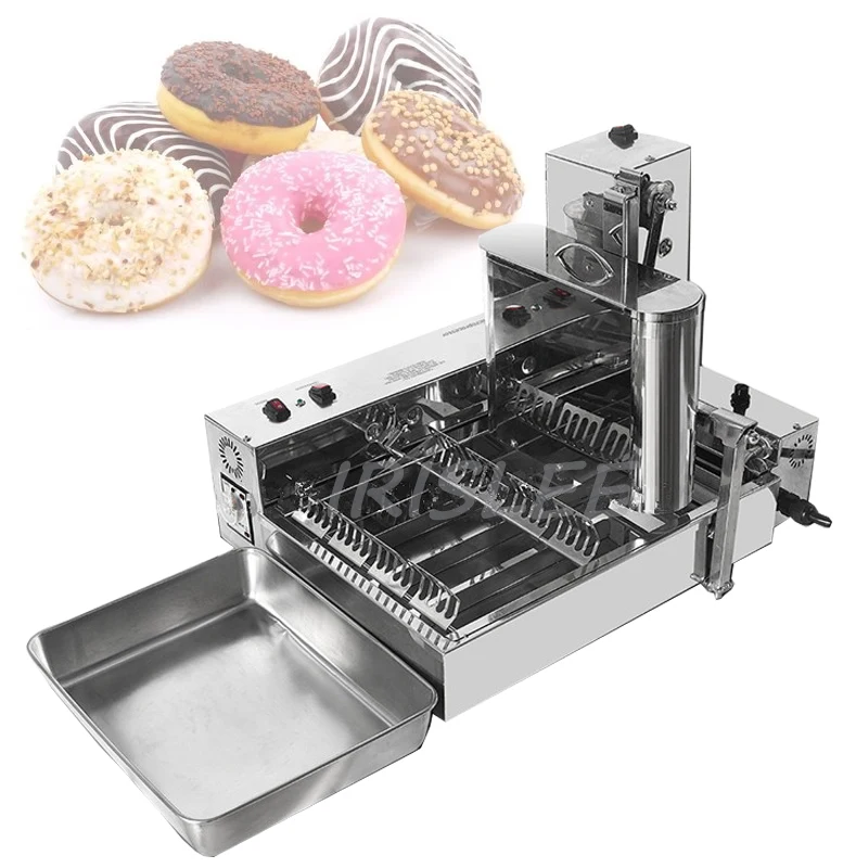 

Snack Automatic Electric Doughnut Donut Maker Machine Stainless Steel Fryer 220v 110v