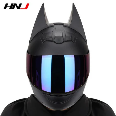 

2 Gifts DOT Approved Full Face Motorcycle Helmet Cat Ear Motocross Helmet For Adults Kick Scooter Electric Helmet For Man