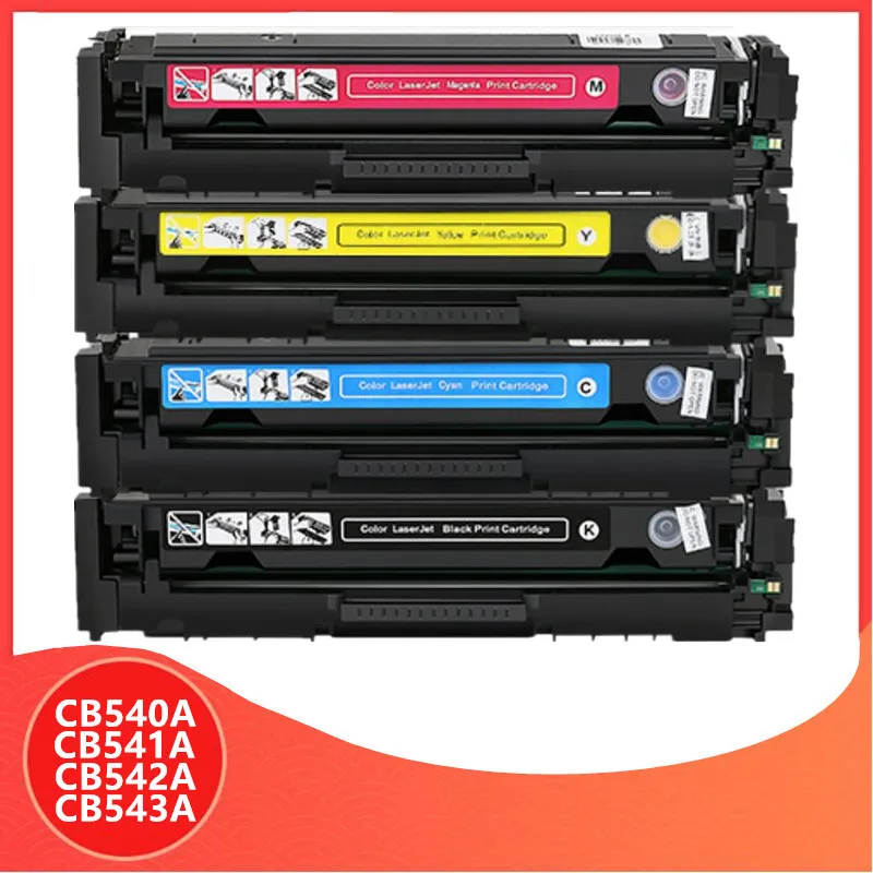 CF210A 540A toner cartridge CB540A CB541A CB542A CB543A for HP Color LaserJet CP1215 CP1515n CP1518ni CM1312 printer