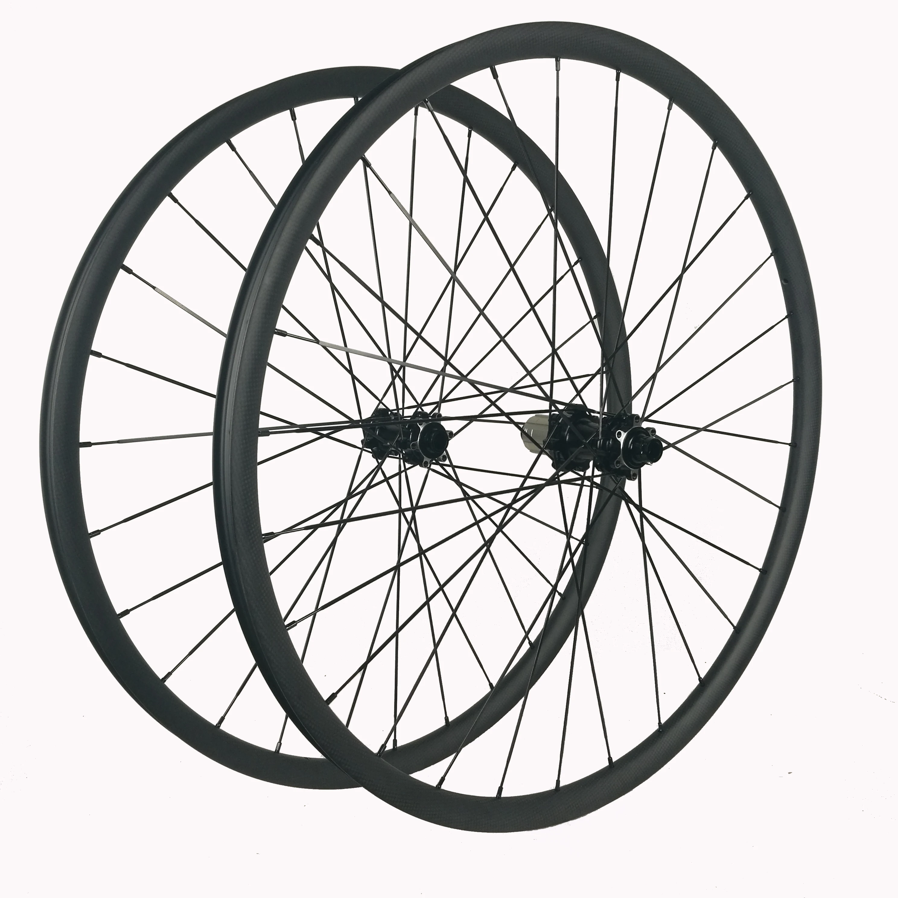 MTB Cycle Wheels 27X23mm 29/27.5er Easy Climbing Light Carbon Mountain Bike Wheelset Clincher Tubeless QR/TA 6 Bolt/Center Lock