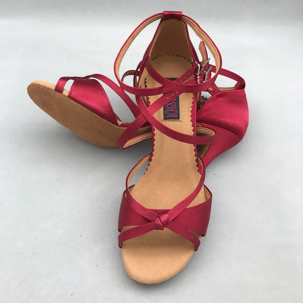 Sexy Elegant Latin Dance Shoes For women Salsa shoes comfortable shoes MS6209BGS  more than 10colors available dropshipping