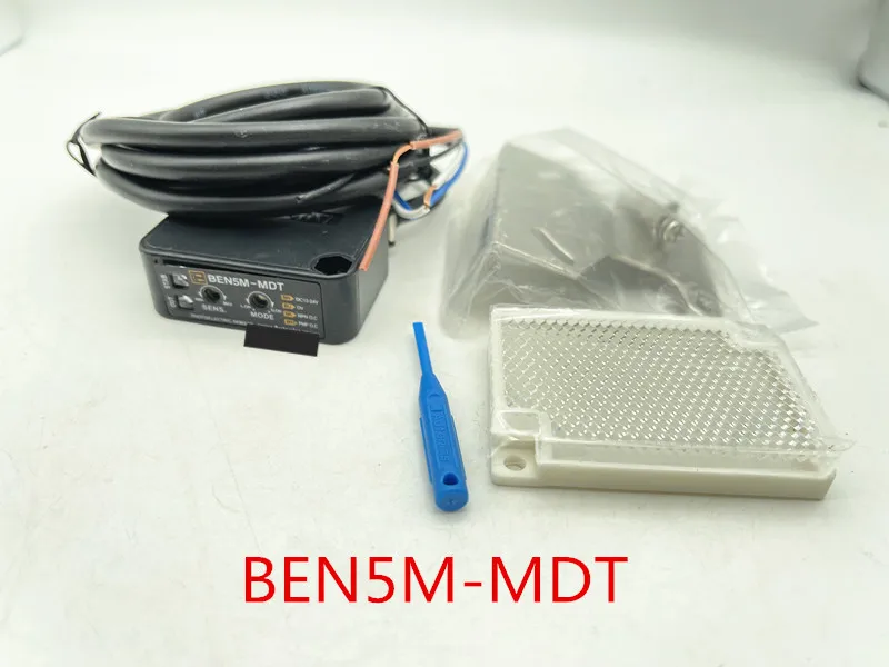 BEN5M-MDT Retroreflective Photoelectric Switch Sensor Sensing Distance 0.1-5 m New High-Quality