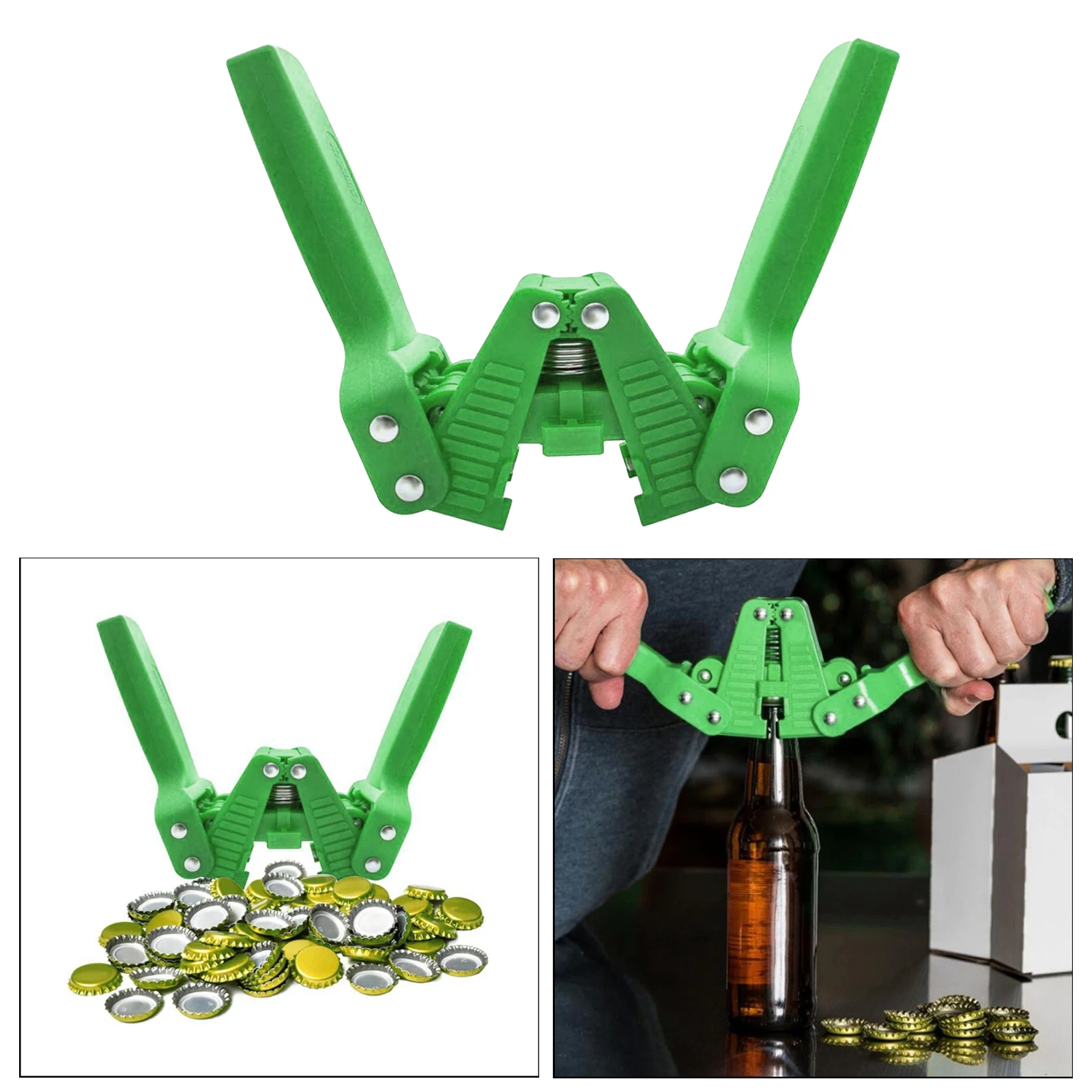 Bottle Capper Twin Lever Glass Beer Bottle Crown Cap Top Cappers Crimper for Home Brewing Bottle Sealer